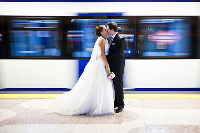 reportaje de boda en el tren